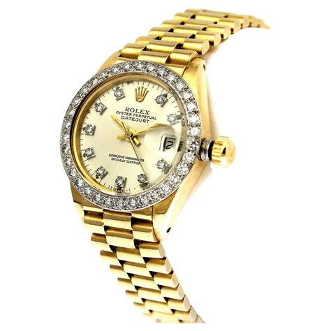 rolex con brilantini donna|Orologio Rolex Lady.